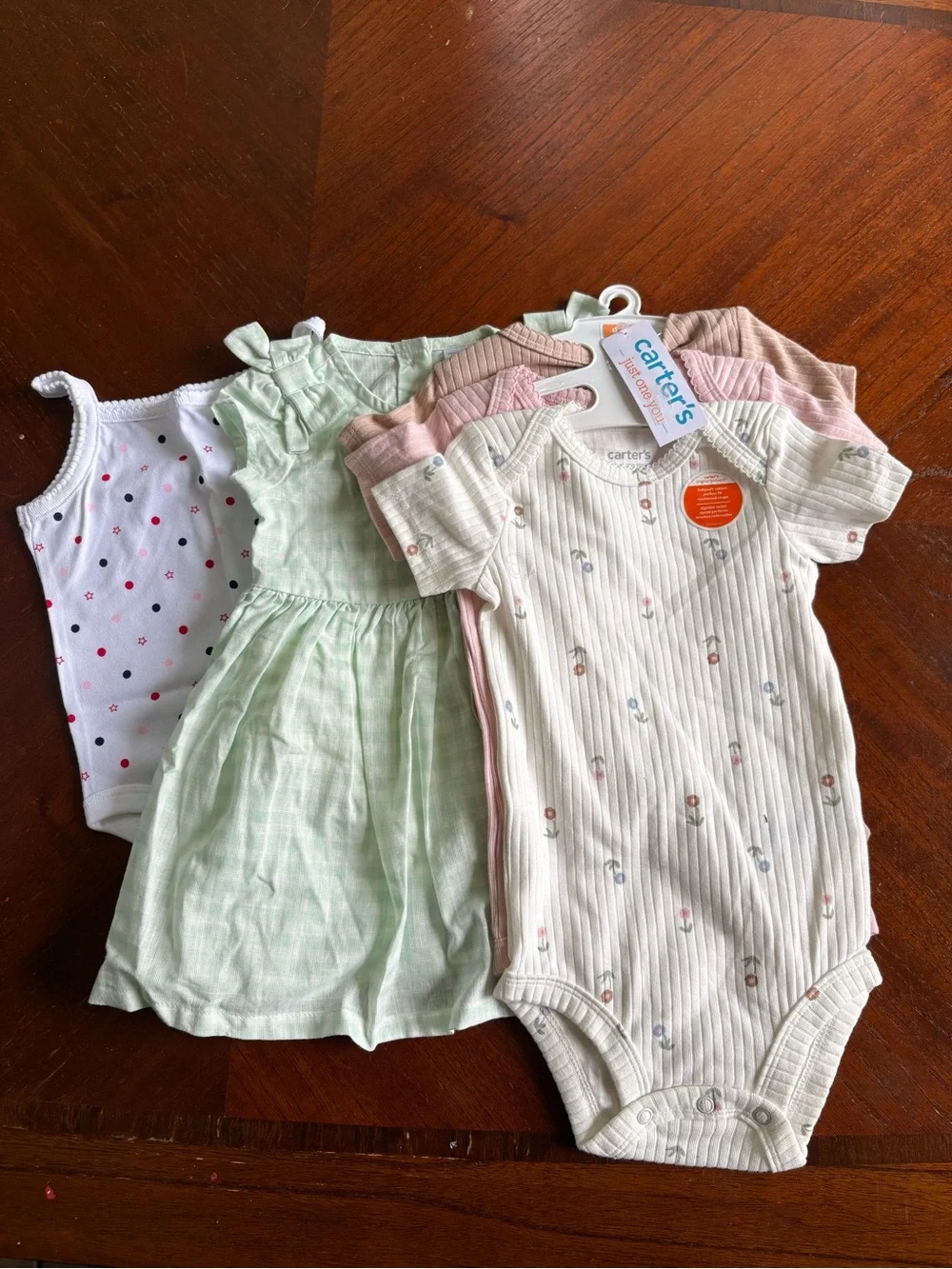 NWT Carter's and Garaninals set girls 6-9 M sku TR10 five piece set